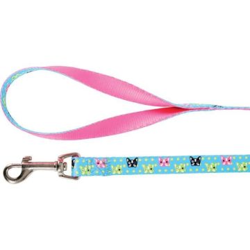 466 481TUR Zolux Povodac Candy 15mm/1,2m Tirkizni