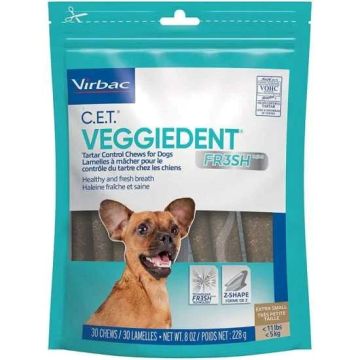 Virbac Veggiedent Fr3sh XS (<5kg) 120g 15 kom