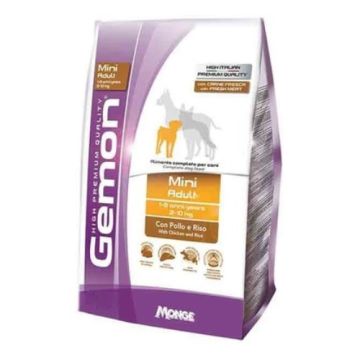 Monge Gemon Dog Adult Mini Piletina i Pirinač 3kg