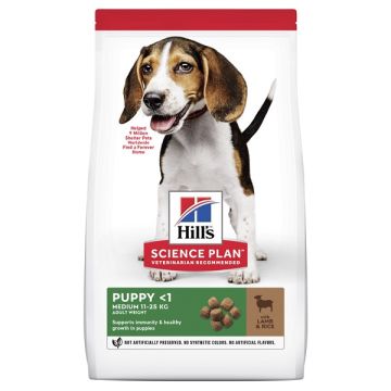 Hill's Puppy Medium Jagnjetina & Pirinač 14kg