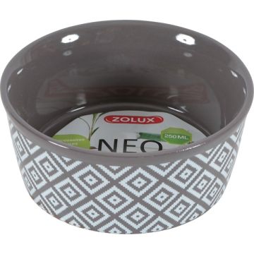 206683 Zolux Neo Kamena Činija Za Glodare Siva 250ml