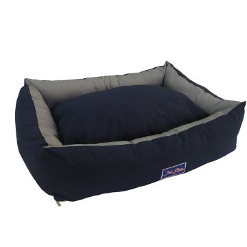 Pet Line Krevet za Pse Sa Jastukom Teget - Svetlo Sivo - Teget 105x80cm