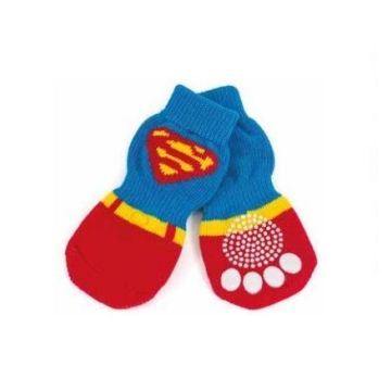 Leopet Čarape za Pse Supermen L 4x11cm / 4 kom.