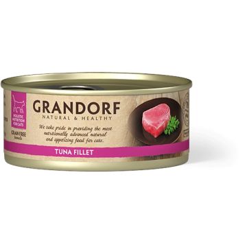 Grandorf Cat Grain Free Konzerva Fileti Tune 70g