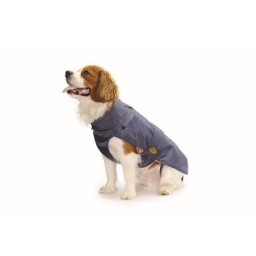 Fashion Dog Vodootporni Kaputić sa Odvojivom Postavom Plavi 47cm