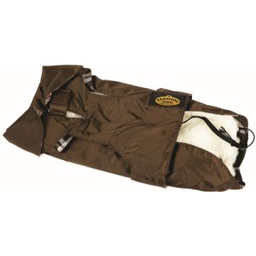 Fashion Dog Vodootporni Kaputić sa Odvojivom Postavom Braon 33cm