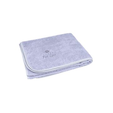 Amiplay Spa Peškir za Pse M Sivi 94x58cm