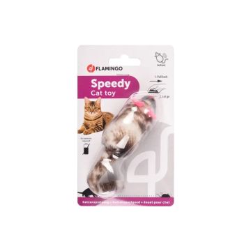 Flamingo Igračka Speedy Braon Miš 7cm