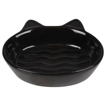 Flamingo Keramička Činija za Mace Gizmo Crna 170ml / 13cm