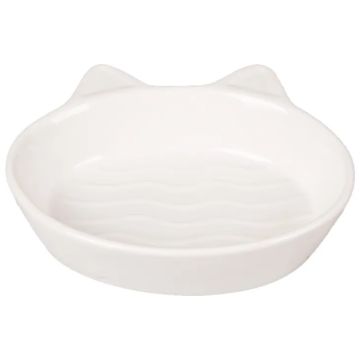 Flamingo Keramička Činija za Mace Gizmo Bela 170ml / 13cm