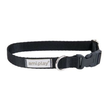 Amiplay Samba Ogrlica XL Crna 45-70cm x 2,5cm