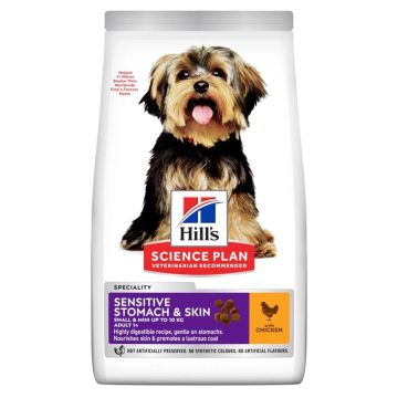 Hill's Sensitive Stomach & Skin Adult Small & Mini  Piletina 6kg