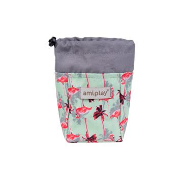 Amiplay Be Happy Torbica za Poslastice Flamingo 8x6x10cm