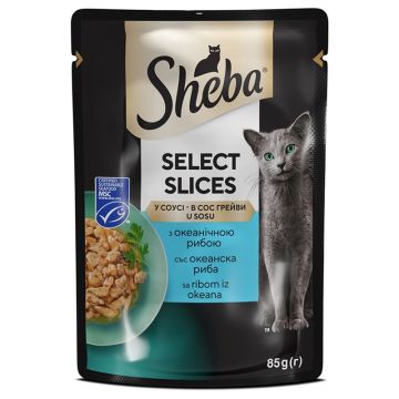Sheba Kesica Okeanska Riba Sos 85g