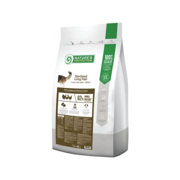 Nature's Protection Sterilised Long Hair Adult Živina 7kg