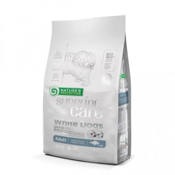 Nature's Protection White Dogs Grain Free Adult Small and Mini Bela Riba 10kg
