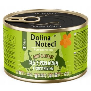 Dolina Noteci Superfood Cat Adult Pate & Fillet Guščetina sa Morkom i Pasjim Trnom 185g