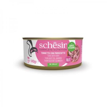 Schesir Cat Tunjevina i Šunka u Želeu 140g