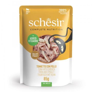Schesir Cat Tunjevina i Piletina u Želeu Sos 85g