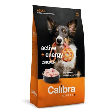 Calibra Dog Expert+ Adult Active & Energy Piletina 12kg