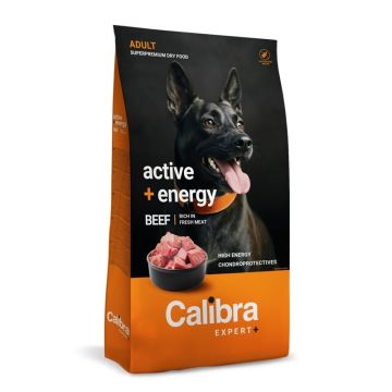 Calibra Dog Expert+ Adult Active & Energy Govedina 2kg