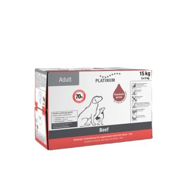 Platinum Dog Adult Govedina kutija 3x5kg