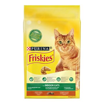 Friskies Cat Indoor Piletina i Povrće 10kg