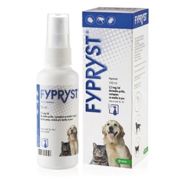 Fypryst 2,5mg/ml Sprej Protiv Spoljnih Parazita za Pse i Mačke 100ml