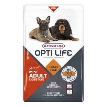 Versele-Laga Opti Life Adult Digestion Mini Jagnjetina 2,5kg