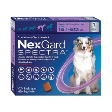 NexGard Spectra za Pse 15,1-30kg / 1 kom.