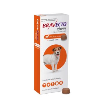 Bravecto 250mg Tableta za Žvakanje Protiv Spoljnih Parazita za Pse 4,5-10kg