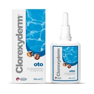 ICF Clorexyderm Oto Losion za Či&scaron;ćenje U&scaron;iju za Pse i Mačke 150 ml