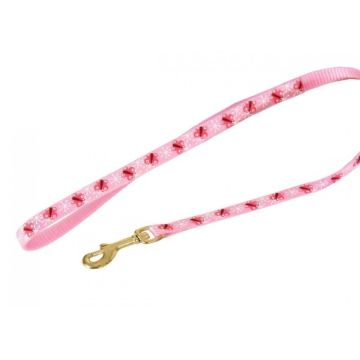 546140ROS Zolux Mačke Povodac Butterfly 1m Pink