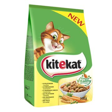 Kitekat Briketi Piletina i Povrće 300g