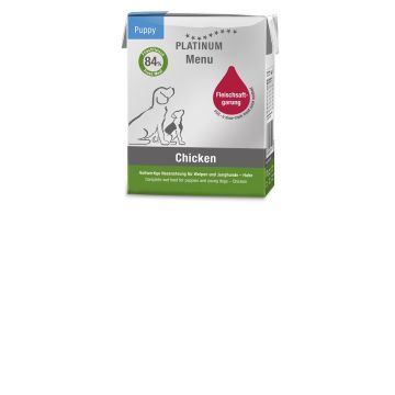 Platinum Menu Puppy Chicken 375g