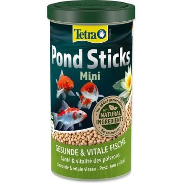 Tetra Pond Sticks Mini Hrana za Male Ba&scaron;tenske Ribe u &Scaron;tapićima 1 l