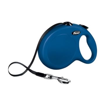Flexi Povodac New Classic M Traka Plavi 5m