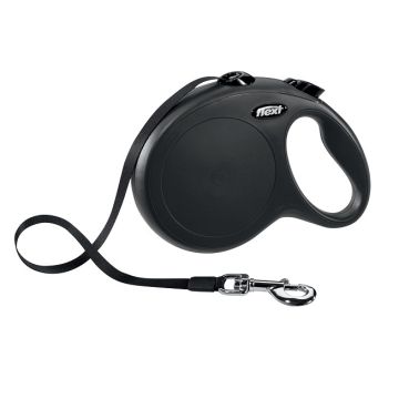 Flexi Povodac New Classic L Traka Crni 8m