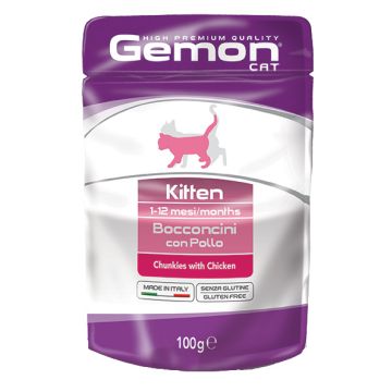 Monge Gemon Cat Kitten Kesica Piletina 100g