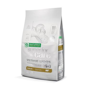 Nature's Protection White Dogs Adult Small and Mini Jagnjetina 1,5kg