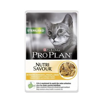 Pro Plan Cat Nutri Savour Sterilised Piletina u Sosu 85g