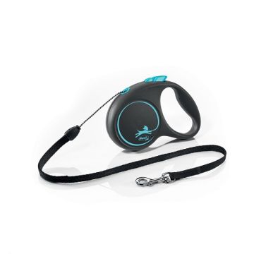 Flexi Povodac Black Design S Sajla Plavi 5m