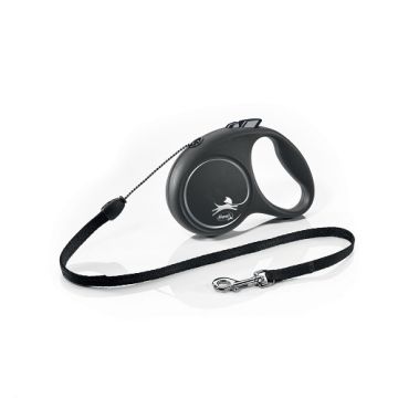 Flexi Povodac Black Design S Sajla Sivi 5m