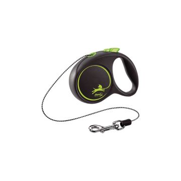 Flexi Povodac Black Design XS Sajla Zeleni 3m