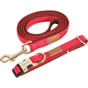 466765RGE Zolux Povodac IMAO Mayfair Crveni 15mm / 1,2m