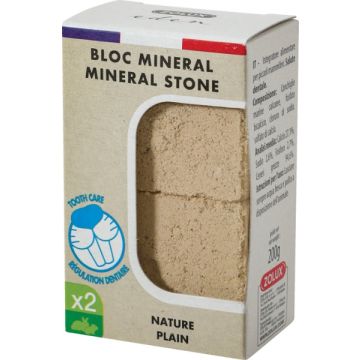 234044 Zolux Eden Mineralni Kamen za Glodare Nature Plain 2x100g