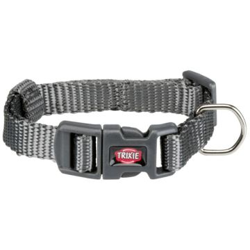 Trixie Premium Ogrlica Za Pse Siva XXS-XS 15-25cm/10mm