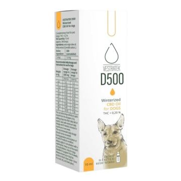 Vestratek CBD Ulje Za Pse D500 10ml