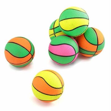 Leopet Neon Košarkaška Loptica Raznobojna 6,5cm / 1 kom.