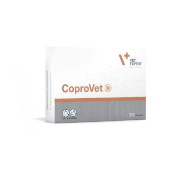 VetExpert CoproVet Kapsule za Regulaciju Digestivnih Poremećaja za Pse i Mačke 30kom.